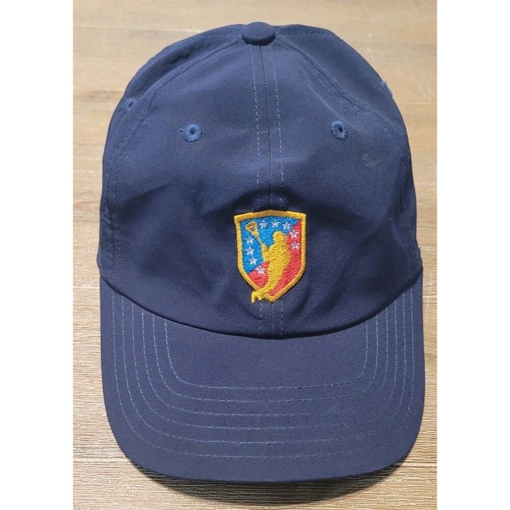 Lacrosse Logo Themed American Needle Strapback Hat One Size